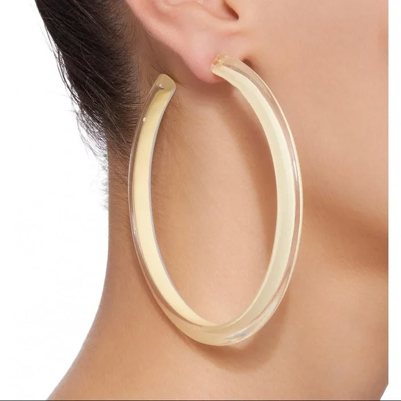 alison lou Jewelry Alison Lou Large Yellow Jelly Hoops Poshmark